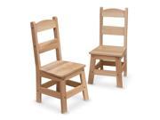 Melissa Doug Wooden Chairs Set of 2