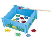 Fishing Game Playset a fishing pool 4 magnetic fishing rods and 20 pieces of fish