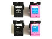Superb Choice® Remanufactured Ink Cartridge for HP Deskjet F4280 F4283 F4288 F4292 F4293(pack of 2 Black 2 Color) Superb Choice® Remanufactured Ink Cartridge for HP Deskjet F4280 F4283 F4288 F4292 F4293(pack of 2 Black 2 Color)