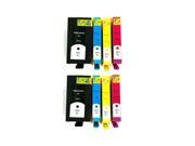 Superb Choice® Remanufactured Ink Cartridge for HP 920XL Black Cyan Magenta Yellow use in HP Officejet 6500 Printer pack of 2 sets