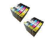 Superb Choice® Compatible ink Cartridge for Canon CP 2200XL with chip use in Canon Maxify iB4020 2 Black 2 Cyan 2 Magenta 2 Yellow
