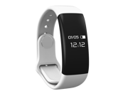 Tirux Bluetooth Smart Watch Bracelet Band Heart Rate Monitor Sport Fitness Activity Tracker White