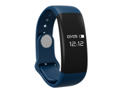 Tirux Bluetooth Smart Watch Bracelet Band Heart Rate Monitor Sport Fitness Activity Tracker Blue