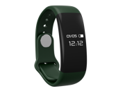 Tirux Bluetooth Smart Watch Bracelet Band Heart Rate Monitor Sport Fitness Activity Tracker Dark Green