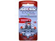 Rayovac Size 13 Extra Advanced Mercury Free Hearing Aid Batteries 60 Batteries