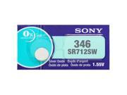 Sony 346 SR712SW 1.55V Silver Oxide 0%Hg Mercury Free Watch Battery 15 Batteries