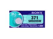 Sony 371 SR920SW 1.55V Silver Oxide 0%Hg Mercury Free Watch Battery 7 Batteries