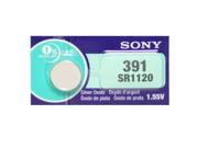 Sony 391 SR1120 1.55V Silver Oxide 0%Hg Mercury Free Watch Battery 40 Batteries