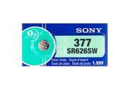 Sony 377 SR626SW 1.55V Silver Oxide 0%Hg Mercury Free Watch Battery 4 Batteries