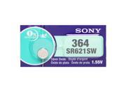 Sony 364 SR621SW 1.55V Silver Oxide 0%Hg Mercury Free Watch Battery 1000 Batteries