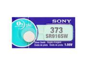 Sony 373 SR916SW 1.55V Silver Oxide 0%Hg Mercury Free Watch Battery 40 Batteries