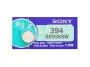Sony 394 SR936SW 1.55V Silver Oxide 0%Hg Mercury Free Watch Battery 20 Batteries