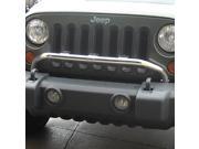 Rugged Ridge 11138.20 Bumper Mounted Light Bar Stainless Steel 07 14 Jeep Wrangler JK