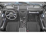 Rugged Ridge 11156.90 Interior Trim Accent Kit Chrome 07 10 Jeep Wrangler JK