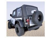 Rugged Ridge 13727.35 XHD Soft Top Black Clear Windows 97 06 Jeep Wrangler TJ