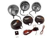 Rugged Ridge 15206.61 6 Inch Round HID Off Road Fog Light Kit Stainless Steel Housing