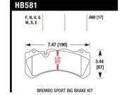 Hawk Performance HB581F.660 Disc Brake Pad