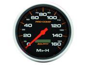 Auto Meter 5189 Pro Comp In Dash Speedometer