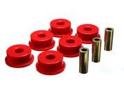 Energy Suspension 3.1153R Differential Carrier Bushing Set Rear Poly Red