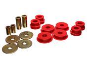 Energy Suspension 5.1108R Differential Carrier Bushing Set Polyurethane Red