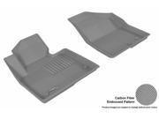 2013 2013 Hyundai Santa FE Custom fit Gray 3D Digital Molded Mats 1st row only