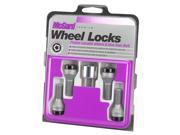 McGard 27326 Chrome Black Bolt Style Cone Seat Wheel Lock Set M14 x 1.25