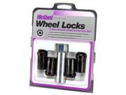 McGard 25340 Chrome Black Tuner Style Cone Seat Wheel Lock Set 1 2 20
