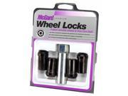 McGard Tuner Cone Seat Wheel Lock Lug Nuts Chrome Black 4 Locks 1 Key M14x1.5