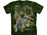 The Mountain Jungle Tigers Collage Men s Tee