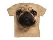 Pug Face The Mountain Tee Shirt Adult