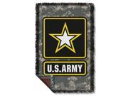 ARMY PATCH Sublimation Woven Throw