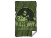 Concord Music Miles Davis Sublimation Fleece Blanket