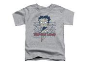 Betty Boop Zombie Pinup Little Boys Shirt