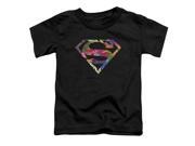 Superman HawaIIan Shield Little Boys Shirt