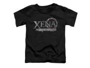 Xena Warrior Princess Battered Logo Little Boys Shirt