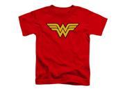 DC Comics Wonder Woman Logo Little Boys Shirt