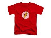 DC Comics Flash Logo Distressed Little Boys Shirt