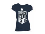 Doctor Who Bigger On The Inside Juniors Shirt