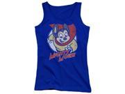 Trevco Mighty Mouse Mighty Circle Juniors Tank Top Royal Small