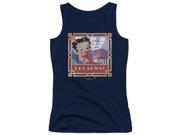 Trevco Boop On Broadway Juniors Tank Top Navy Extra Large