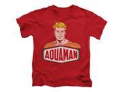 Trevco Dco Aquaman Sign Short Sleeve Juvenile 18 1 Tee Red Small 4