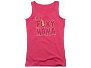 Trevco Johnny Bravo Foxy Mama Juniors Tank Top Hot Pink Small