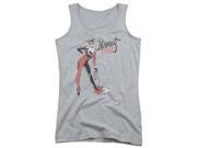 Trevco Dc Harley Hammer Juniors Tank Top Athletic Heather Small