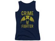Trevco Dc Fight Crime Juniors Tank Top Navy Small