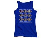Trevco Dc Stage Select Juniors Tank Top Royal Small