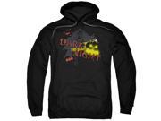 Trevco Batman Dark And Scary Night Adult Pull Over Hoodie Black Small