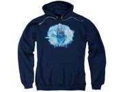 Trevco Hobbit Tangled Web Adult Pull Over Hoodie Navy Small
