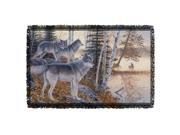 WILD WINGS SILENT TRAVELERS 2 Sublimation Woven Throw