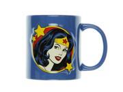 DC Comics Wonder Woman Face Embossed 20 Oz. Ceramic Mug