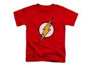 Justice League Flash Logo Little Boys Shirt